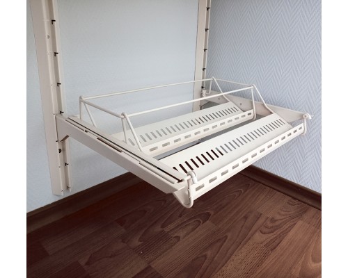 Обувница выдвижная двухрядная 600х450